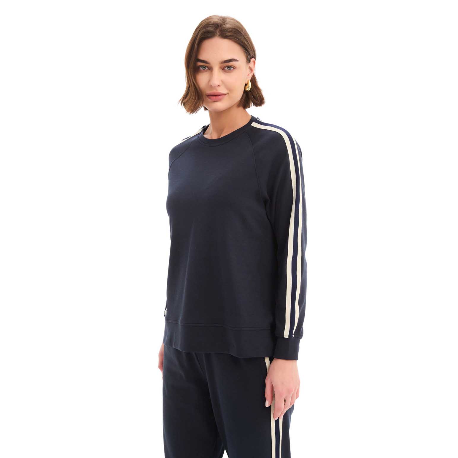 TIRELLI Stripe Sleeve Sweat